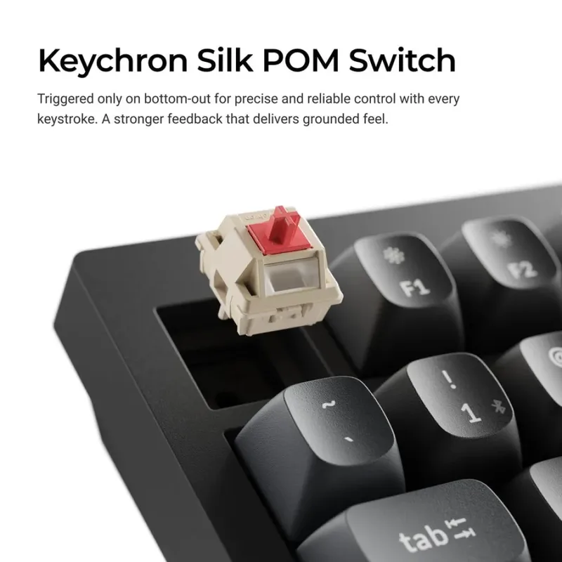V6 Ultra - Mechanisch Toetsenbord - Draadloos - 100% - Banana Switch - Zwart by Keychron, Black, US – cover 5 of 6