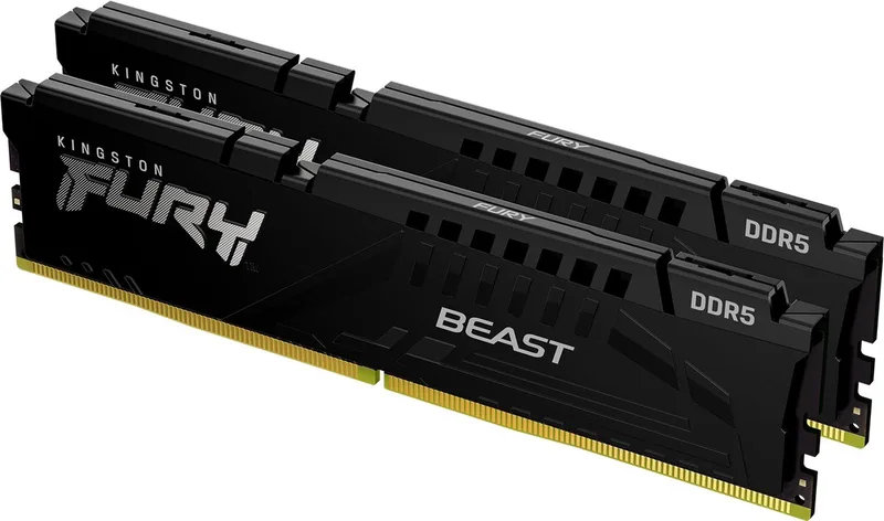 Beast Black - RAM-geheugen - DDR5 - 32GB - 6000 MHz - CL30 - DIMM - 2 x 16 GB - Intel XMP 3.0 - AMD EXPO by Kingston – cover
