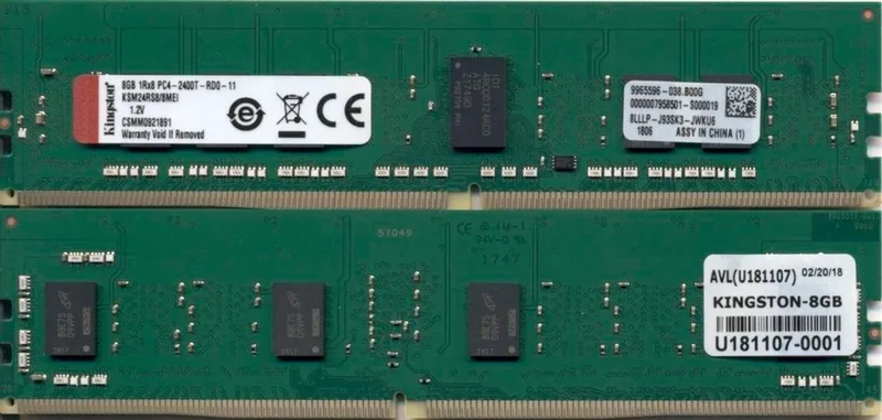 Technology KSM24RS8/8MEI 8 GB DDR4 288-pins DIMM geheugenmodule de Kingston – jaquette