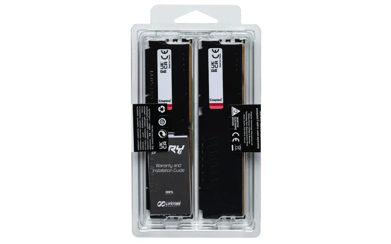 DDR5 128GB PC 5200 CL40 Kingston KIT (4x32GB) FURY Beast Bl retail fra Kingston – cover