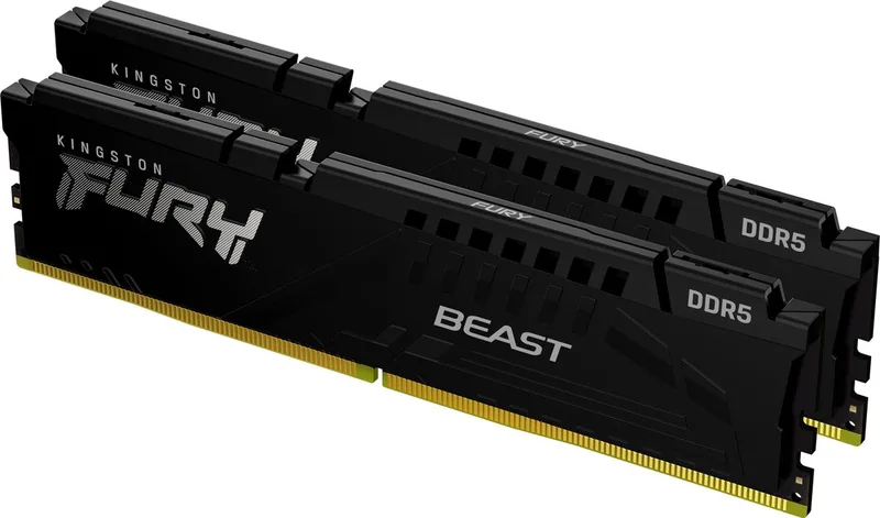 FURY Beast 16GB 6000MT/s DDR5 CL30 DIMM (Kit of 2) Black EXPO by Kingston – cover