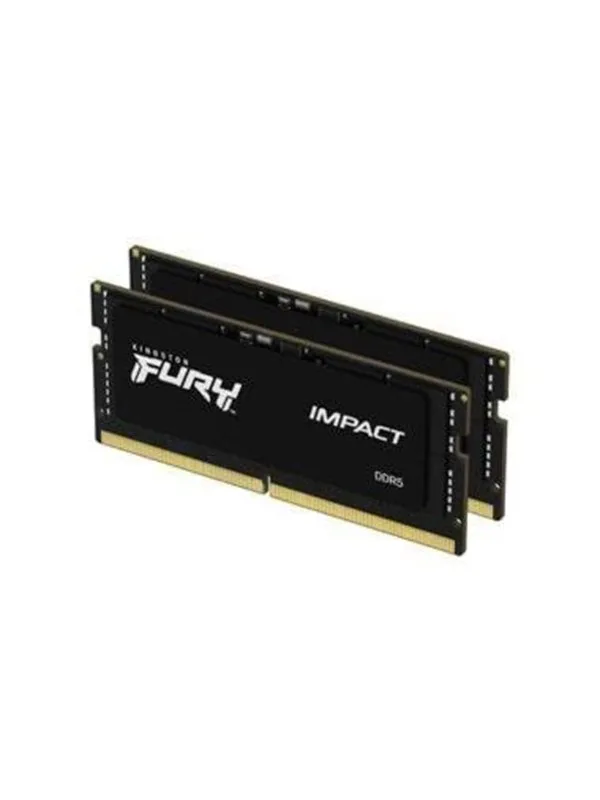 Impact DDR5-6000 - 32GB - CL38 - Dual Channel (2 pcs) - Intel XMP by Kingston, Black – cover