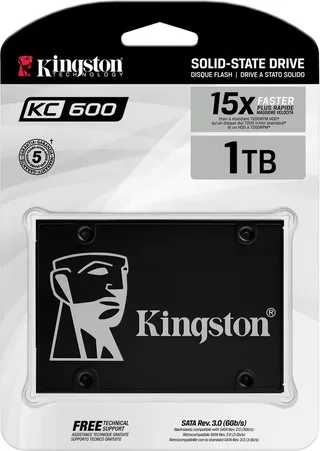 KC600 - Interne SSD - 1TB - 2.5 inch - SATA III 6Gb/s - 3D TLC - Hardwarematige Versleuteling van Kingston – cover 2 van 2