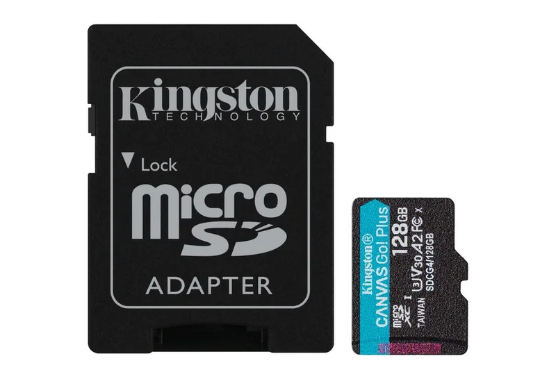 Kingston Canvas Go! Plus 128 GB microSDXC, externer Speicher (128 GB GB) van Kingston, Zwart, 128 GB – cover