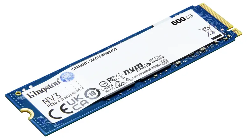 NV2 SSD - 500GB - M.2 NVMe - PCIe Gen 4.0 x4 - Leessnelheid 5000 MB/s - Schrijfsnelheid 3000 MB/s - 3D NAND by Kingston – cover 3 of 3