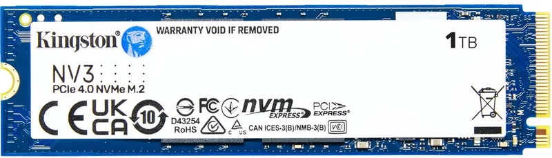 NV3 M.2 2280 NVME SSD - 1TB - PCIE Gen 4 by Kingston – cover