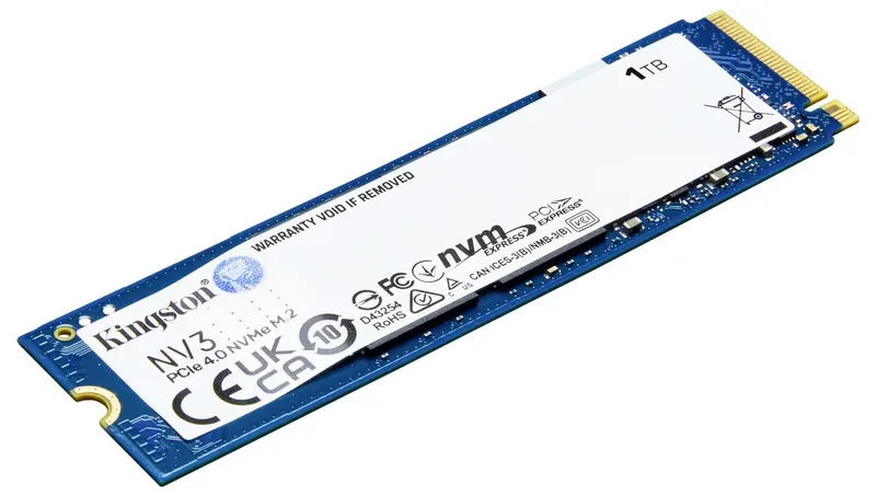 NV3 M.2 2280 NVME SSD - 1TB - PCIE Gen 4 de Kingston – jaquette 3 sur 3
