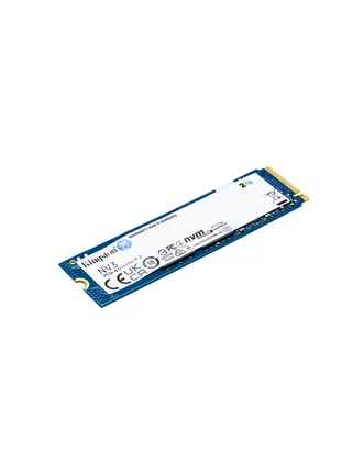 NV3 SSD - 2TB - PCIe 4.0 - M.2 2280 fra Kingston, Blå – cover 1 af 3