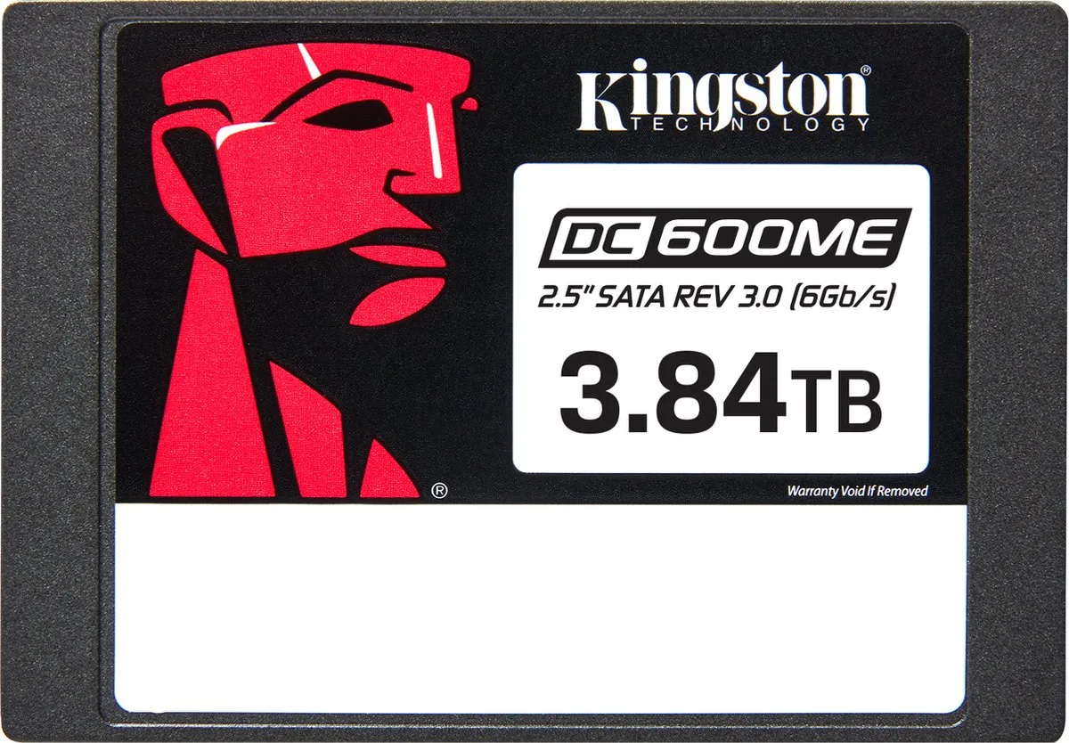 Technology 3840G DC600ME (gemengd gebruik) 2,5 inch Enterprise SATA SSD från Kingston – omslag