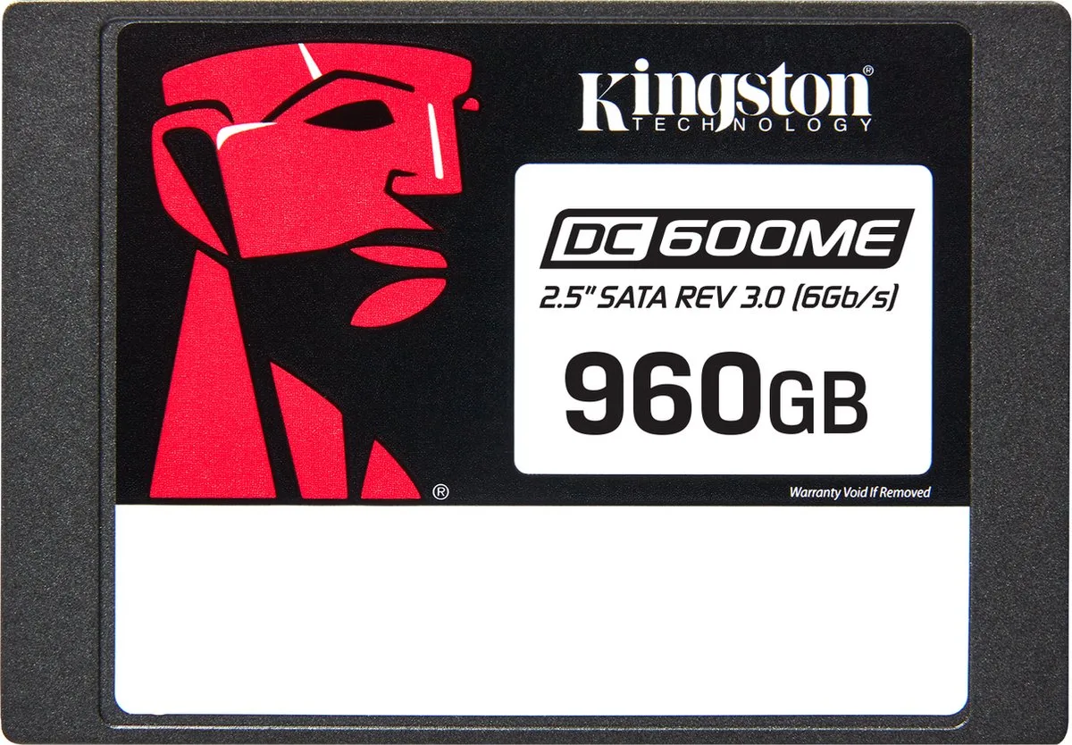 Technology 960G DC600ME (gemengd gebruik) 2,5 inch Enterprise SATA SSD van Kingston – cover