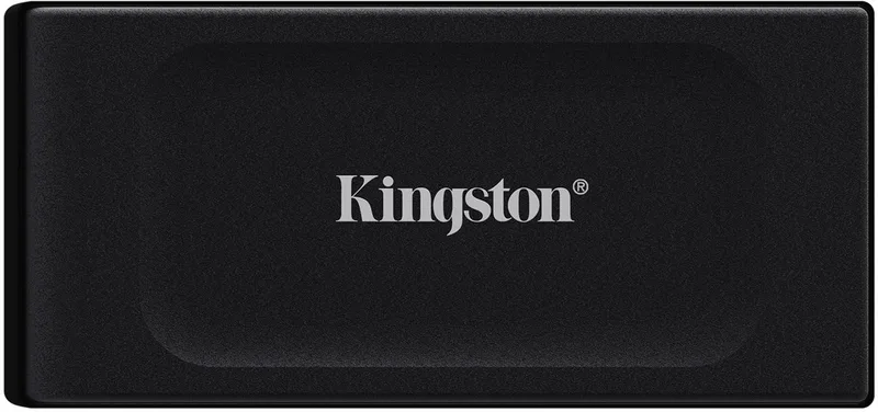 XS1000 Serie - Externe SSD - Snelle Overdracht - USB-C van Kingston, Zwart, Rood, 1 TB – cover