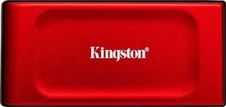 XS1000R - Externe SSD - USB 3.2 Gen 2 - 1050MB/s - Rood by Kingston, Transparent, 1 TB – cover 1 of 3