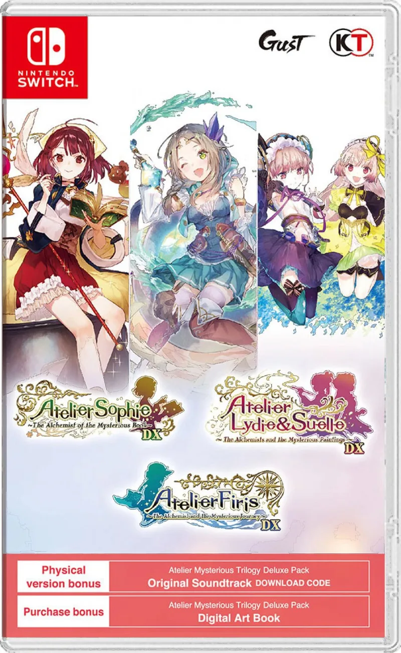 Atelier Mysterious Trilogy Deluxe Pack van Koei Tecmo Games, Nintendo Switch – cover