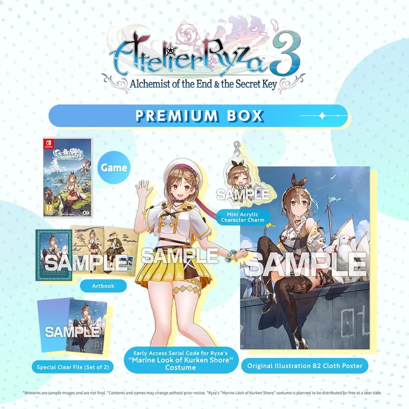 Atelier Ryza 3 Alchemist of the End & the Secret Key Premium Box van Koei Tecmo Games, Nintendo Switch – cover