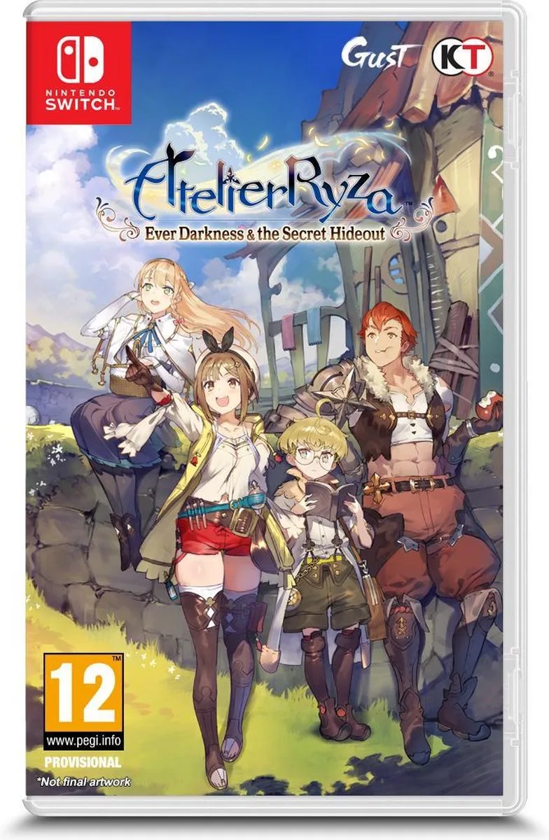 Atelier Ryza : Ever Darkness & the Secret Hideout de Koei Tecmo Games, Nintendo Switch – jaquette