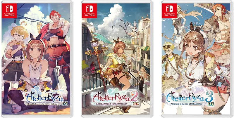 Atelier Ryza Secret Trilogy DX by Koei Tecmo Games, Nintendo Switch – cover