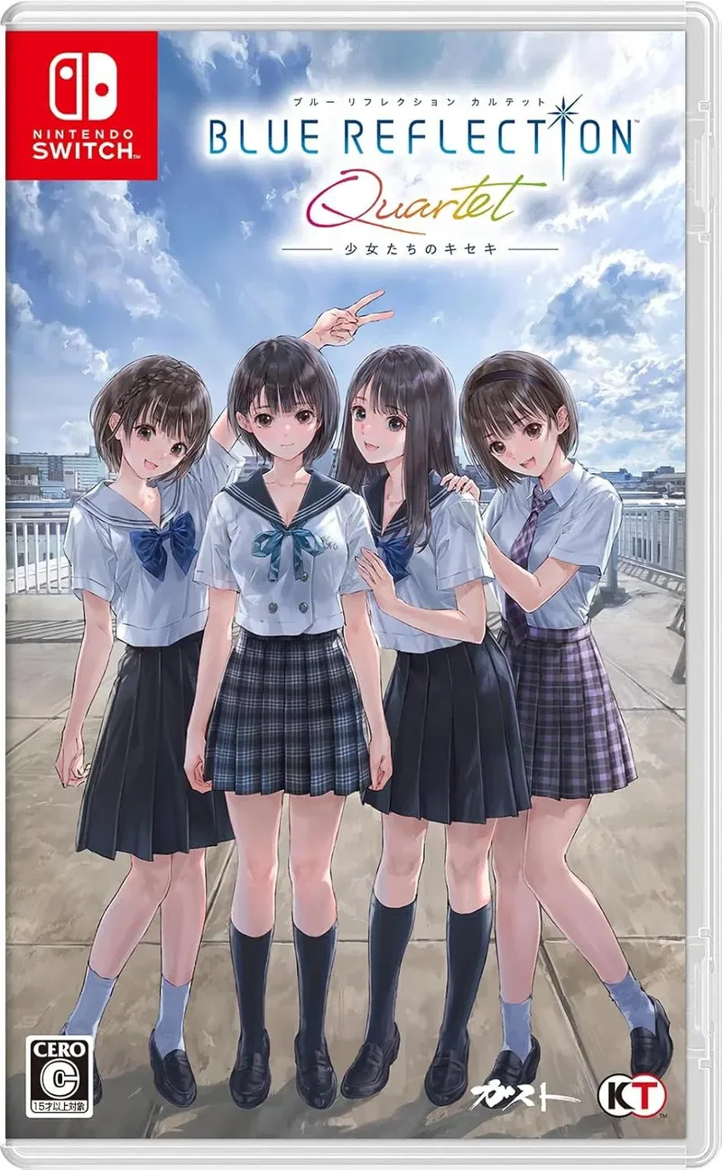 Blue Reflection Quartet Shoujo-tachi no Kiseki van Koei Tecmo Games, Nintendo Switch – cover
