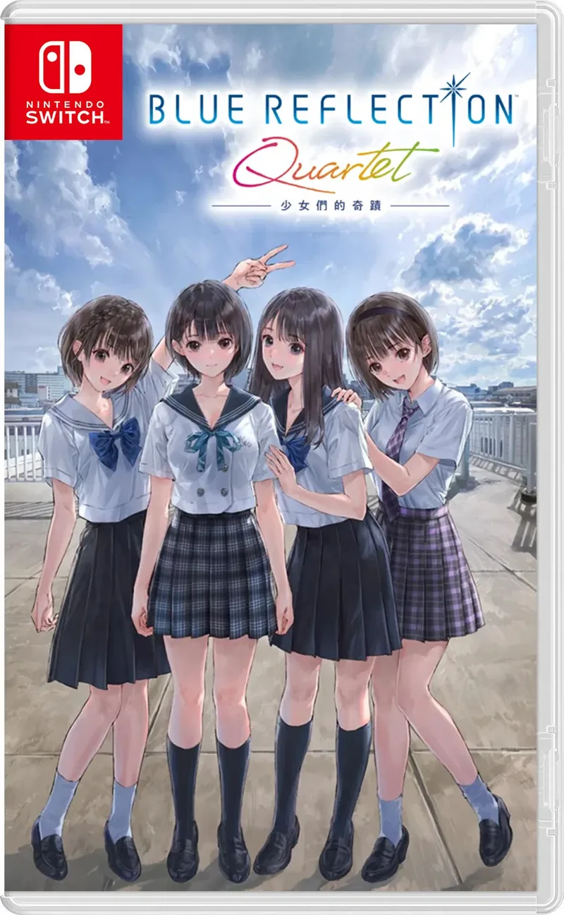 Blue Reflection Quartet Shoujo-tachi no Kiseki by Koei Tecmo Games, Nintendo Switch – cover