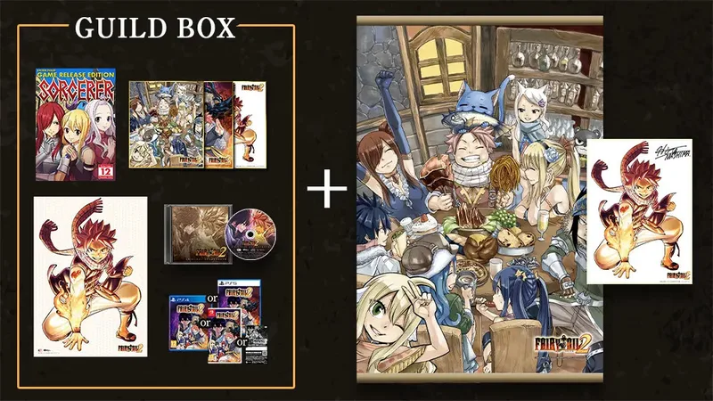 Fairy Tail 2 Combo Set Edition de Koei Tecmo Games, Nintendo Switch – jaquette