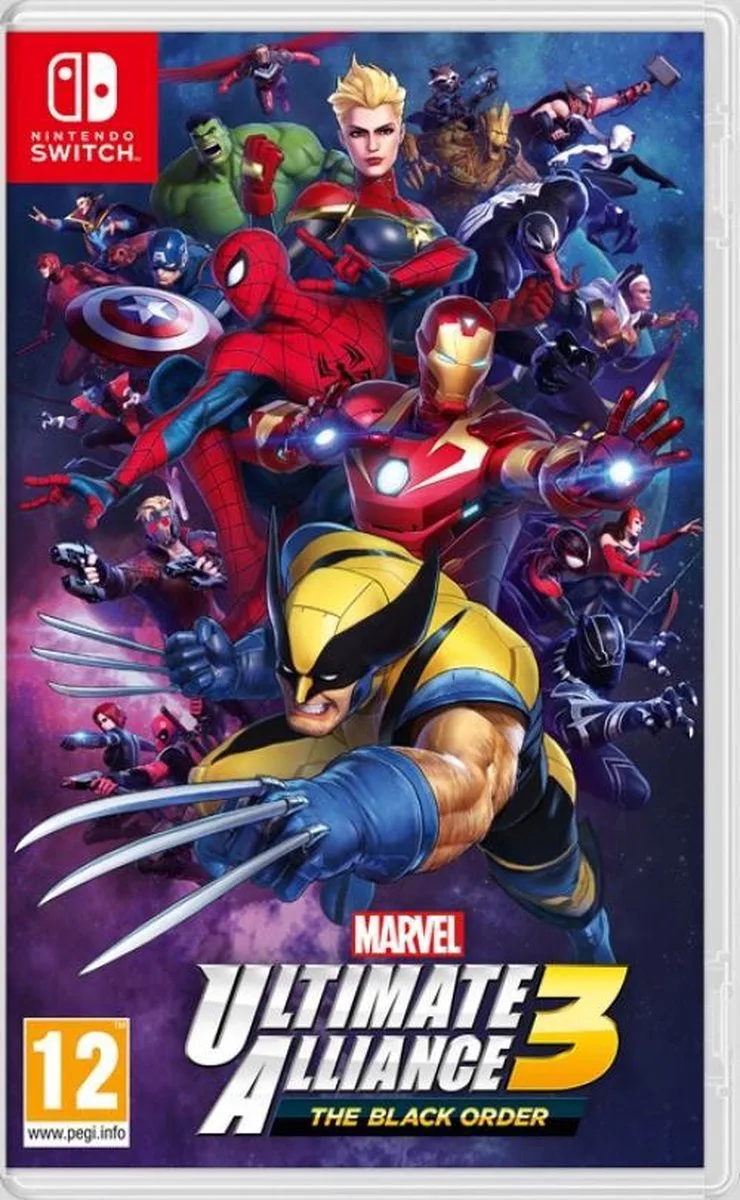 Marvel Ultimate Alliance 3 The Black Order van Koei Tecmo Games, Nintendo Switch – cover