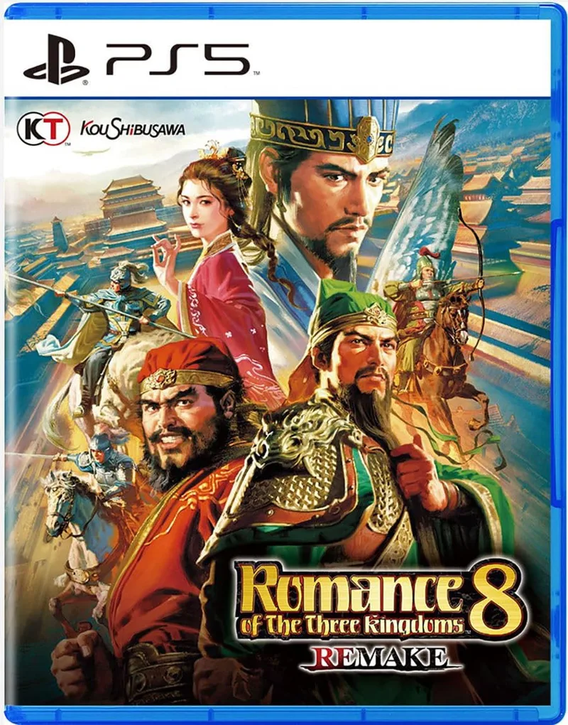 Romance of the Three Kingdoms 8 Remake van Koei Tecmo Games, PS5 – cover
