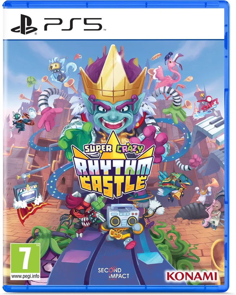 Super Crazy Rhythm Castle van Konami Digital Entertainment, PS5 – cover