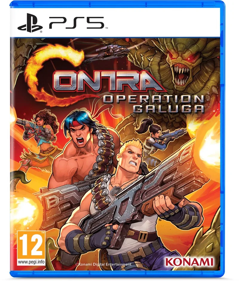 Contra: Operation Galuga by Konami, PS5 – cover