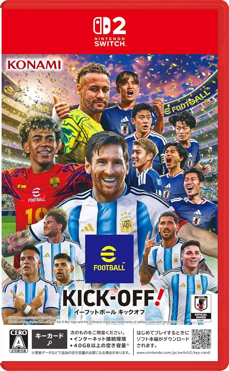eFootball Kick Off! van Konami, Nintendo Switch 2 – cover
