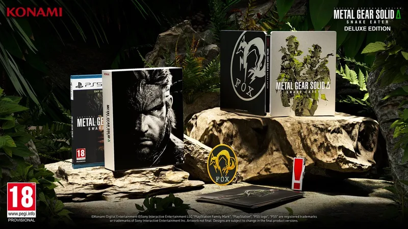 Metal Gear Solid Delta: Snake Eater - Deluxe Edition van Konami, PS5 – cover