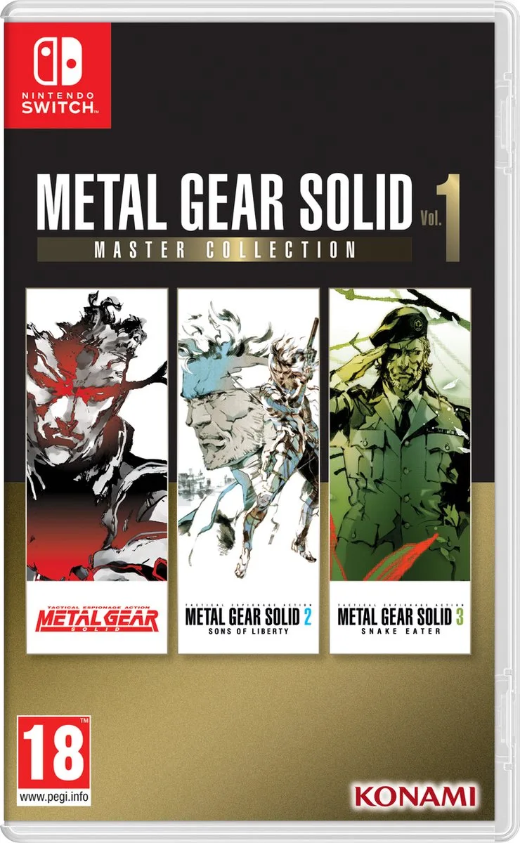 Metal Gear Solid: Master Collection Vol.1 by Konami, Nintendo Switch – cover