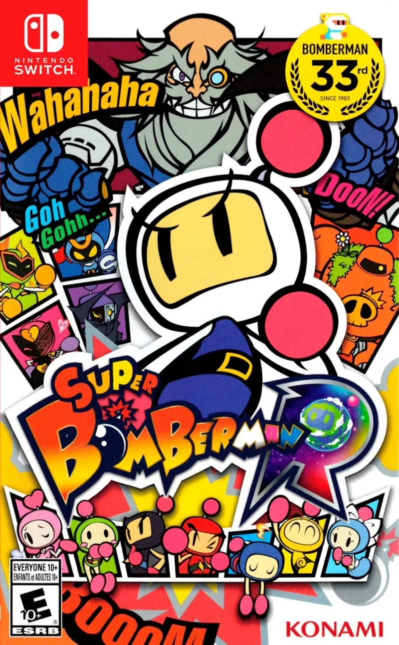 Super Bomberman R van Konami, Nintendo Switch – cover