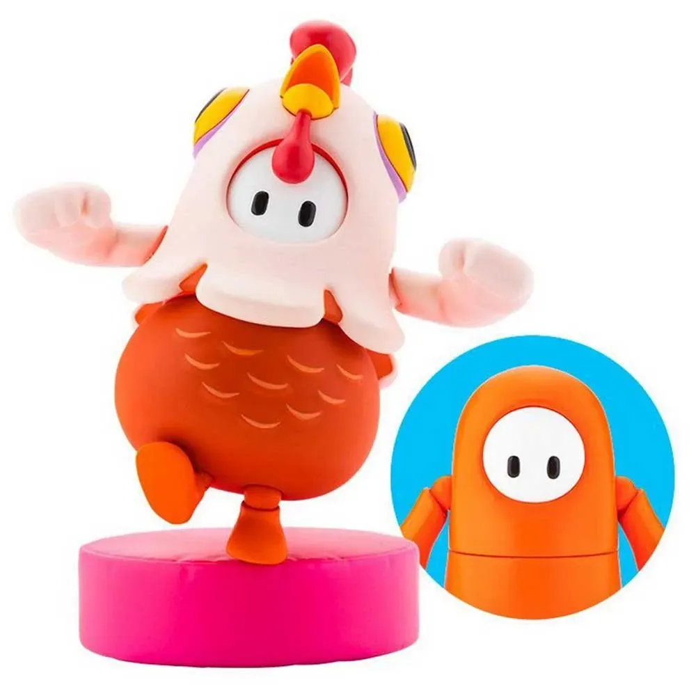 Fall Guys Ultimate Knockout Star De Cinéma Poulet Peau 01 Figurine 8 Cm de Kotobukiya – jaquette