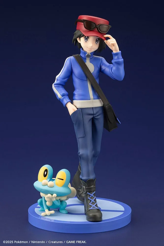 Pokémon ARTFX J Figure - Calem & Froakie de Kotobukiya – jaquette