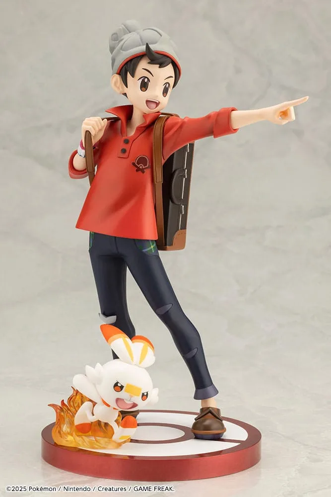Pokémon ARTFX J Figure - Victor & Scorbunny de Kotobukiya – jaquette