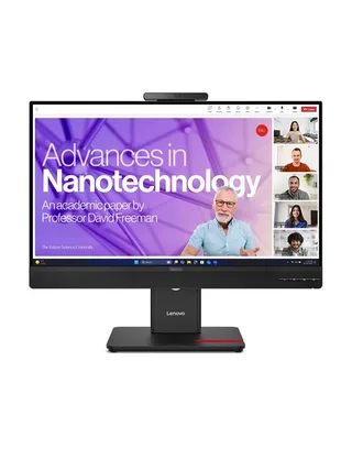 27" Lenovo ThinkVision T27qd-4v - 2560x1440 (QHD) - 120Hz - IPS - 100W USB-C de Lenovo, Noir – jaquette 1 sur 2