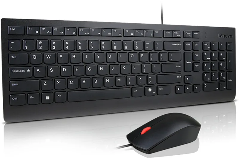 Essential Combo Toetsenbord-Muisset Voor Pc En Laptop de Lenovo, Czarny – jaquette