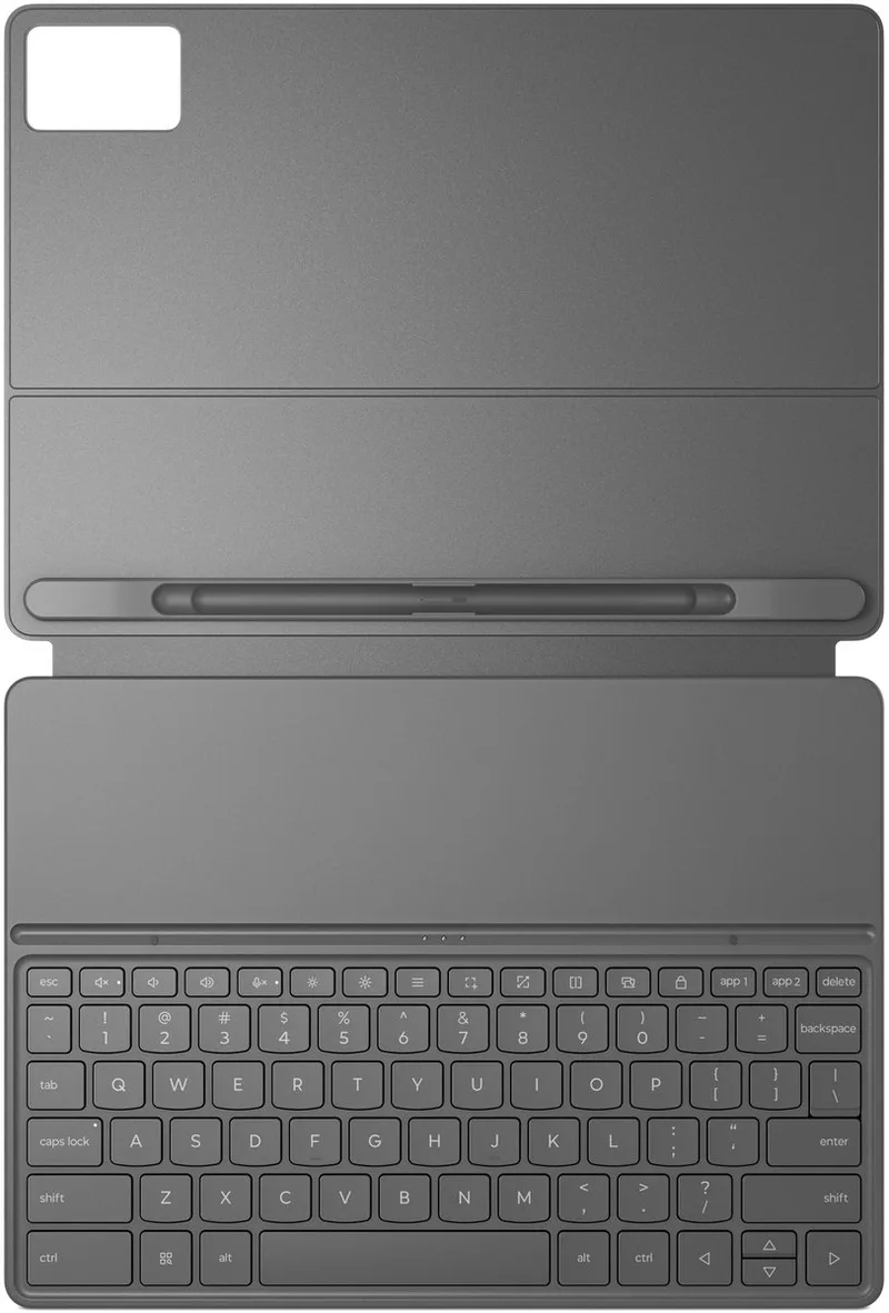 Folio toetsenbord voor Idea Tab Plus (Luna Grey) - (VS Internationaal) van Lenovo, Grijs, US – cover