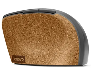 Go Wireless Vertical Ergonomische muis – Draadloos – Optisch – Grijs – Hout – 6 Toetsen – 2400 dpi by Lenovo, Grey, Hout – cover 2 of 2