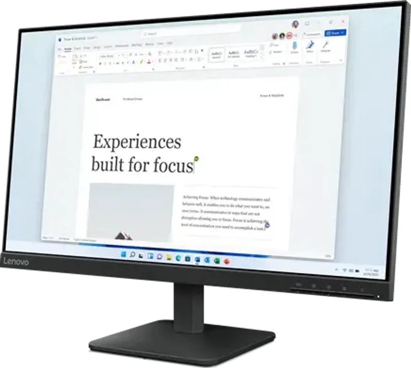 L24-41 FHD-beeldscherm (23,8") de Lenovo, Noir – jaquette