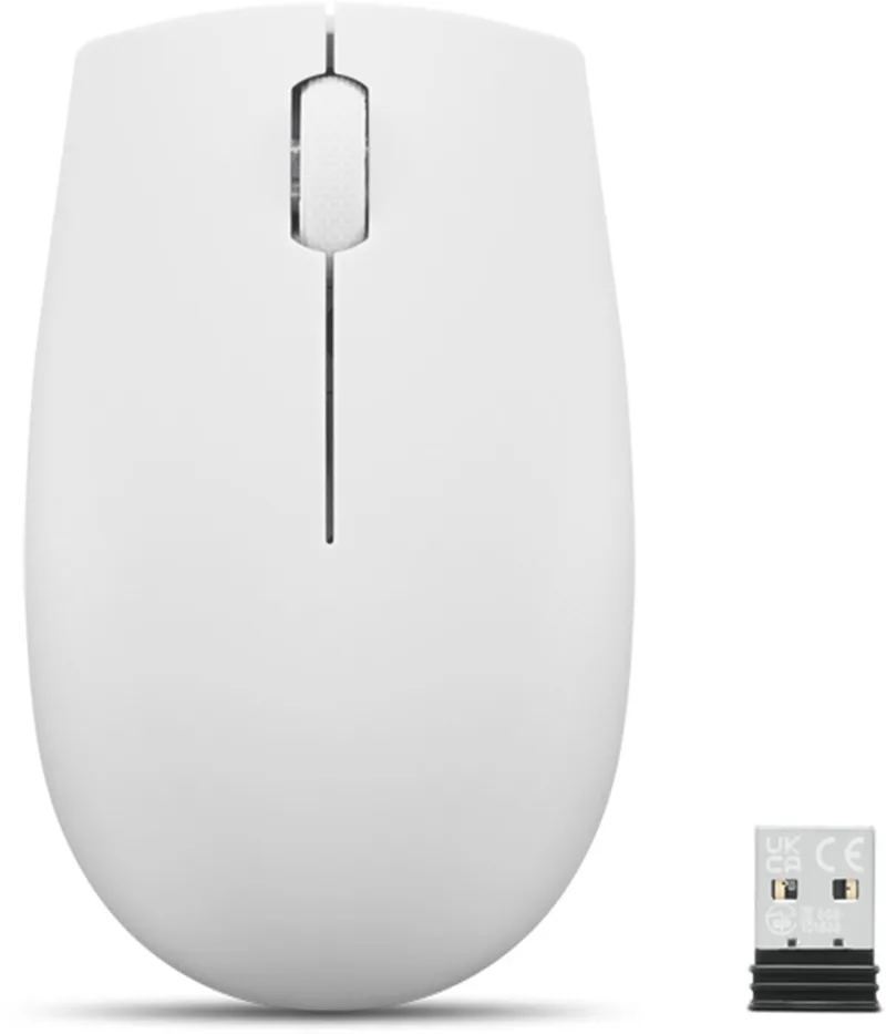 Lenovo 300 muis Kantoor Ambidextrous RF Draadloos Optisch 1000 DPI de Lenovo, Gris – jaquette