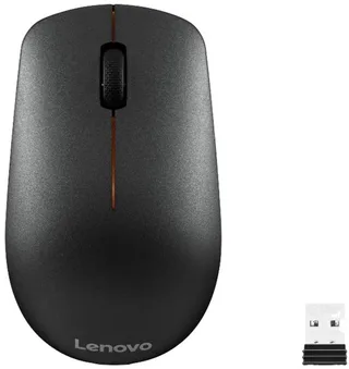 Lenovo 400 Draadloze Muis – Optisch – 3 Toetsen – 1200 dpi van Lenovo, Zwart – cover 1 van 2