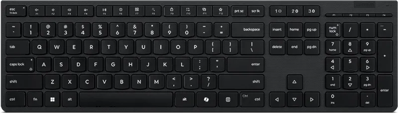 Lenovo 4Y41R64540 toetsenbord Thuis/Werk RF-draadloos + Bluetooth Zwart by Lenovo, Black, US – cover