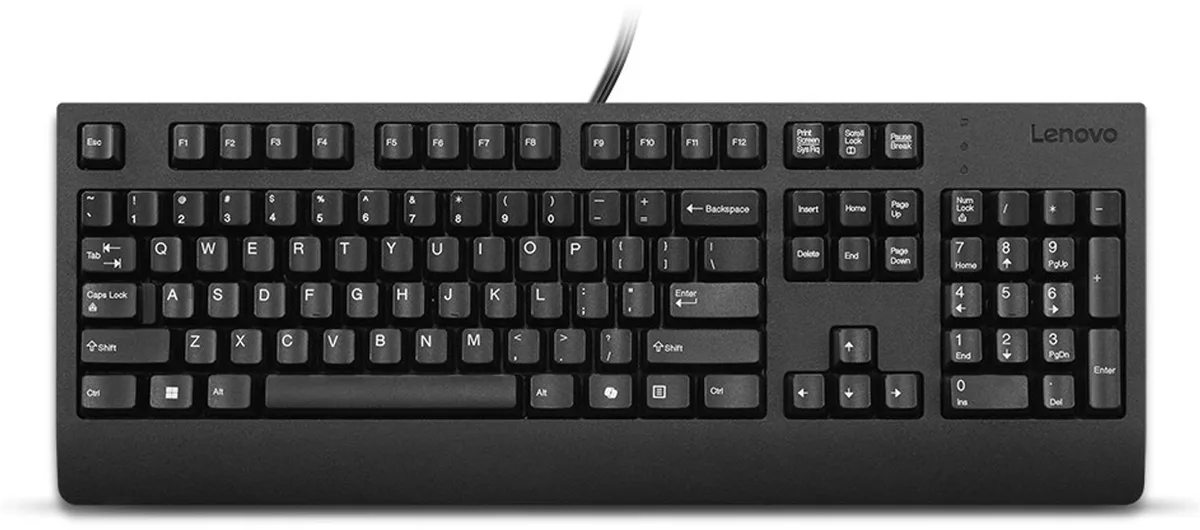 Lenovo 4Y41R64602 toetsenbord Thuis/Werk USB Zwart de Lenovo, Noir, IT – jaquette
