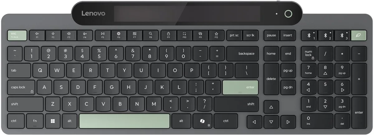 Lenovo 4Y41R69497 toetsenbord Thuis/Werk Bluetooth Zwart, Groen de Lenovo, Noir, Vert, IT – jaquette