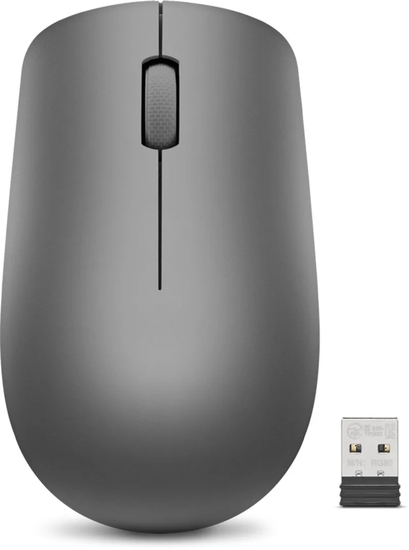 Lenovo 530 muis Kantoor Ambidextrous RF Draadloos Optisch 1200 DPI de Lenovo, Grafiet – jaquette