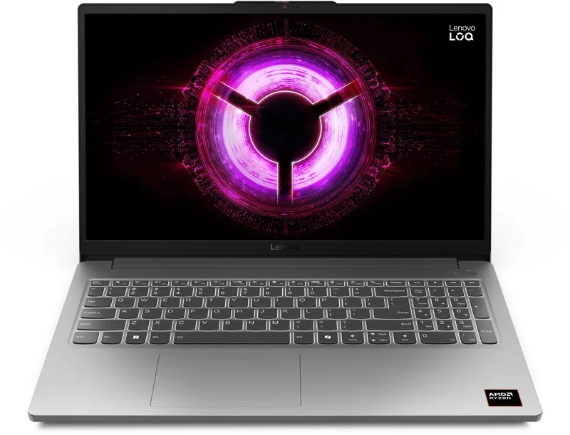 LOQ 15ARP10E 83S0008FMH - Laptop - RTX 3050 - Ryzen 7 - 16GB/512GB - 15.6 inch - 144 Hz by Lenovo, Grey – cover