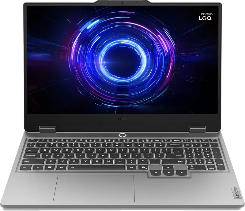 LOQ 15IRX10 - Gaming Laptop - 15.6 inch - Core i7 - RTX 5070 - 16GB/1TB - 144 Hz - azerty by Lenovo, Grey, AZERTY – cover