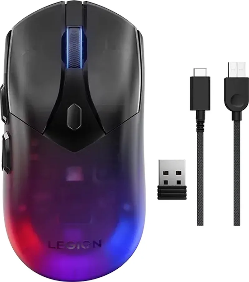 M410 Wireless RGB Gaming Mouse by Lenovo, Black – cover