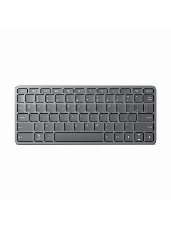 Multi-Device Wireless Keyboard - Toetsenbord - Grijs by Lenovo, Grey, US – cover