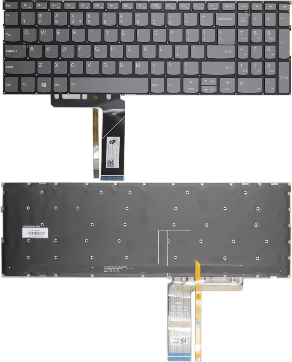 Notebook keyboard for Lenovo ThinkBook 15-IML with backlit by Lenovo – cover